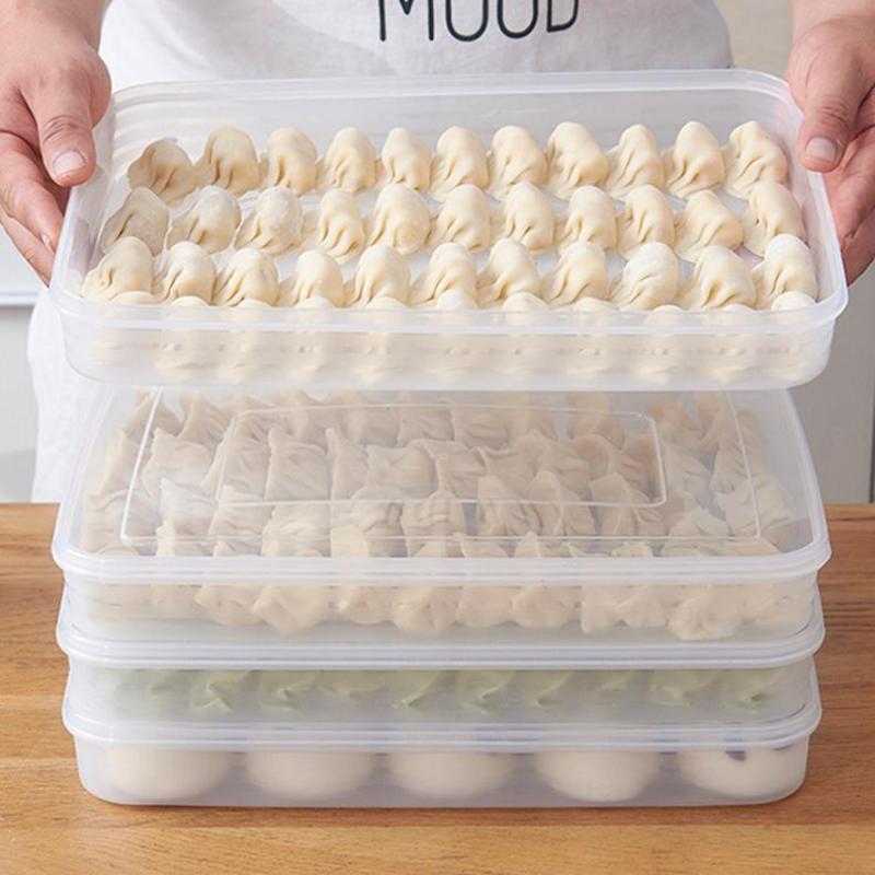Food Storage For Refrigerator - صندوق تخزين شفاف للمطبخ، منظم للثلاجة،