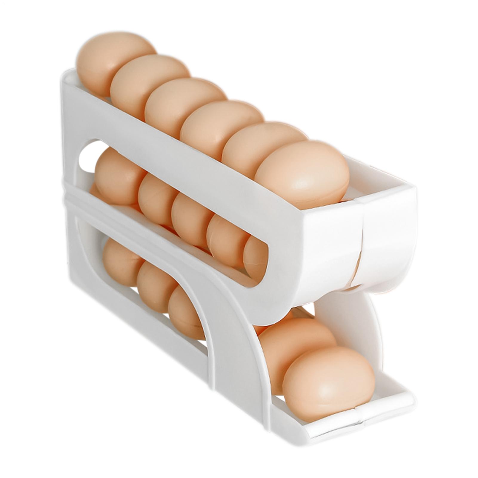 Egg Storage Holder - حامل بيض أوتوماتيكي جديد للمطبخ المنزلي،