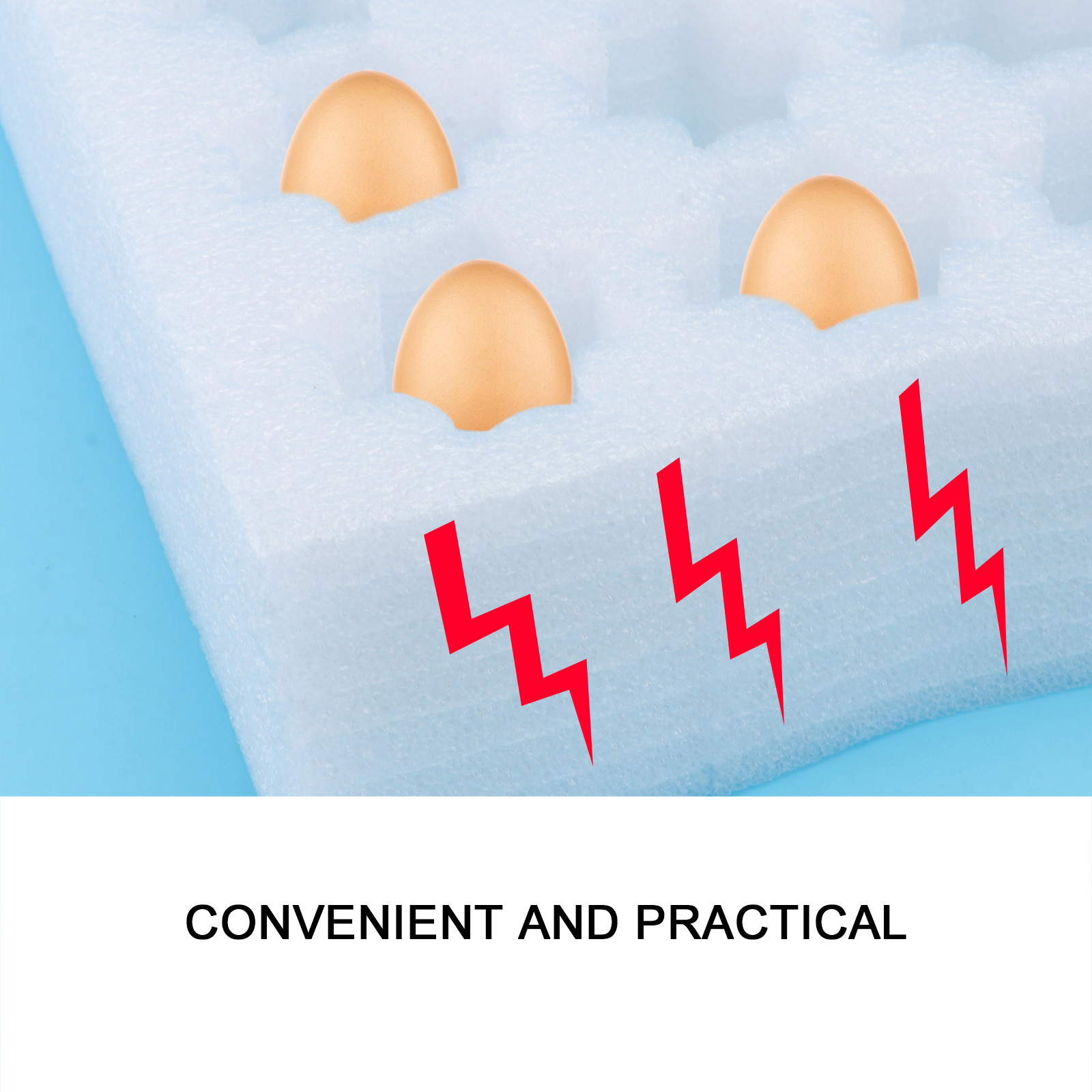 Egg Storage Holder - 2 قطعة حامل البيض مقاوم للصدمات