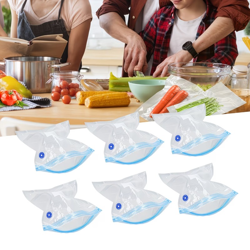Food Storage For Long Term - مجموعة أكياس تفريغ الهواء الاحترافية مع