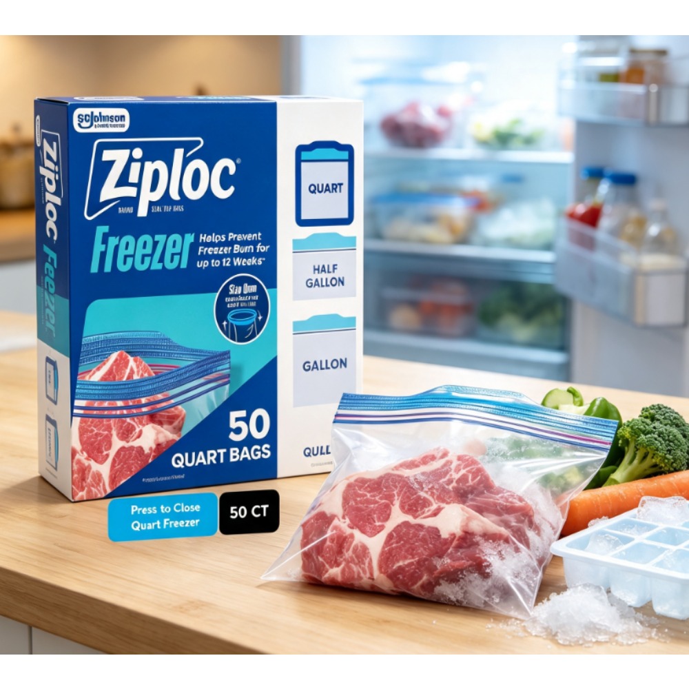 Food Storage Ziploc - أكياس تخزين الطعام في الفريزر من