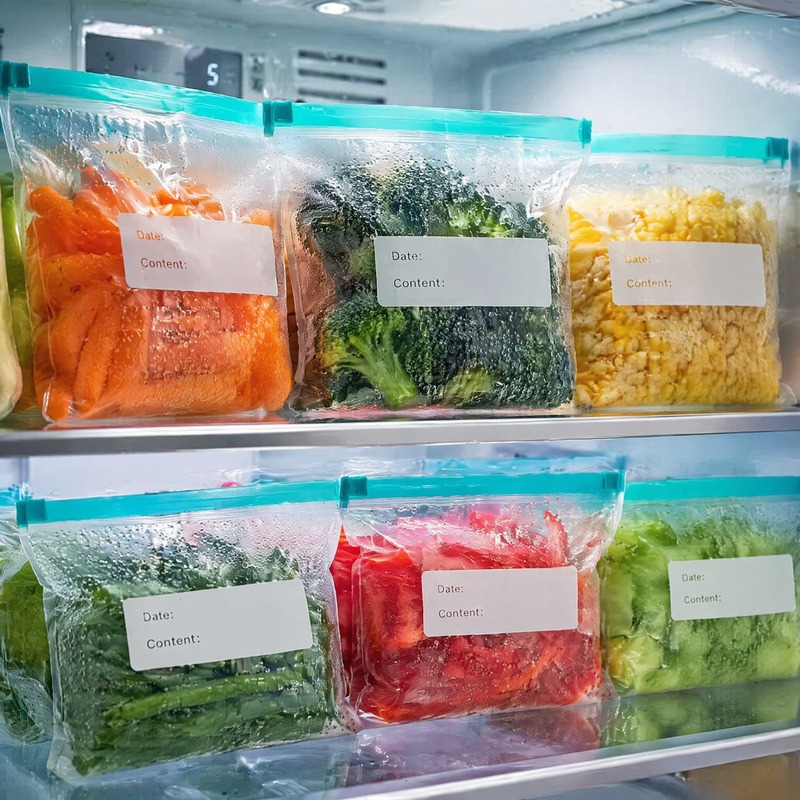 Food Storage Reusable Bags - 60 قطعة من أكياس تخزين الطعام