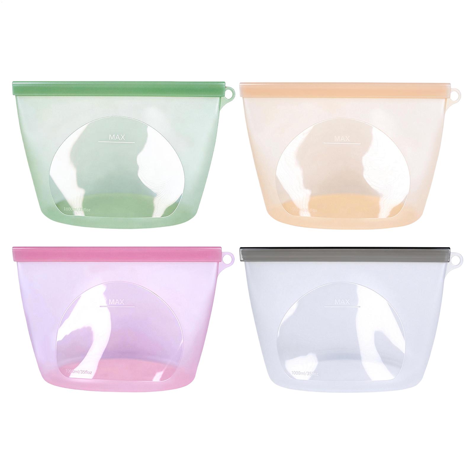 Food Storage Ziploc - أكياس تخزين طعام من السيليكون سعة