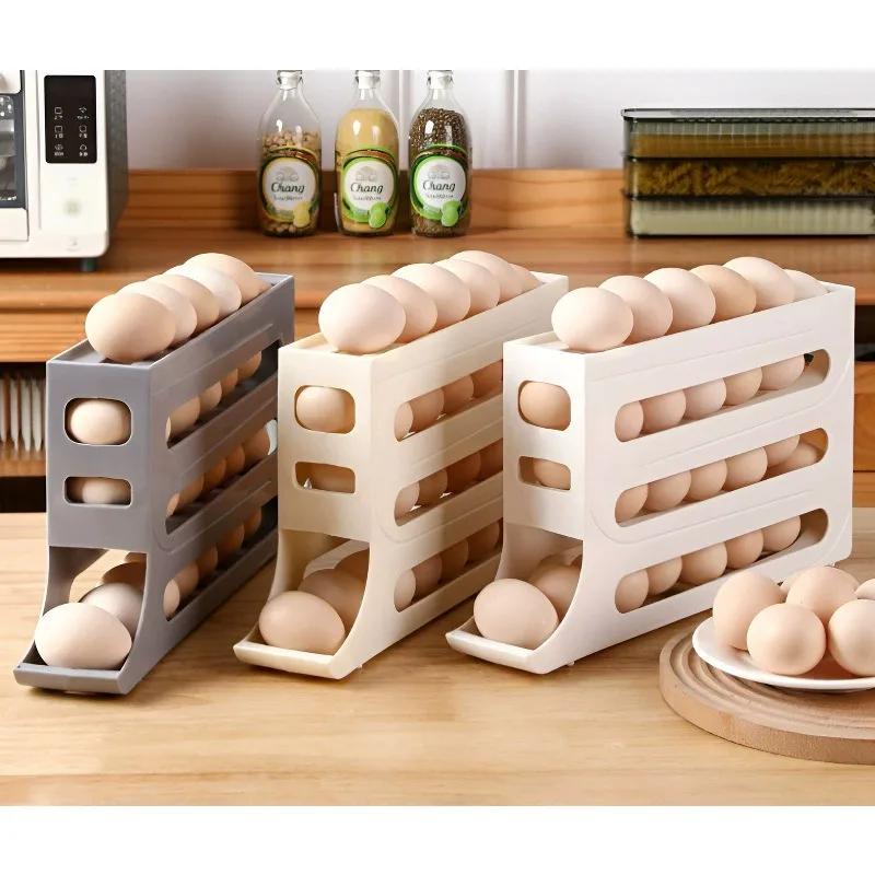 Egg Storage Holder - صندوق تخزين بيض الثلاجة، حاوية المطبخ