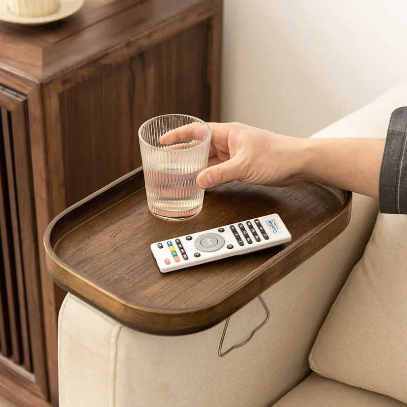 Food Storage For Room - طاولة جانبية قابلة للتثبيت على الأريكة،