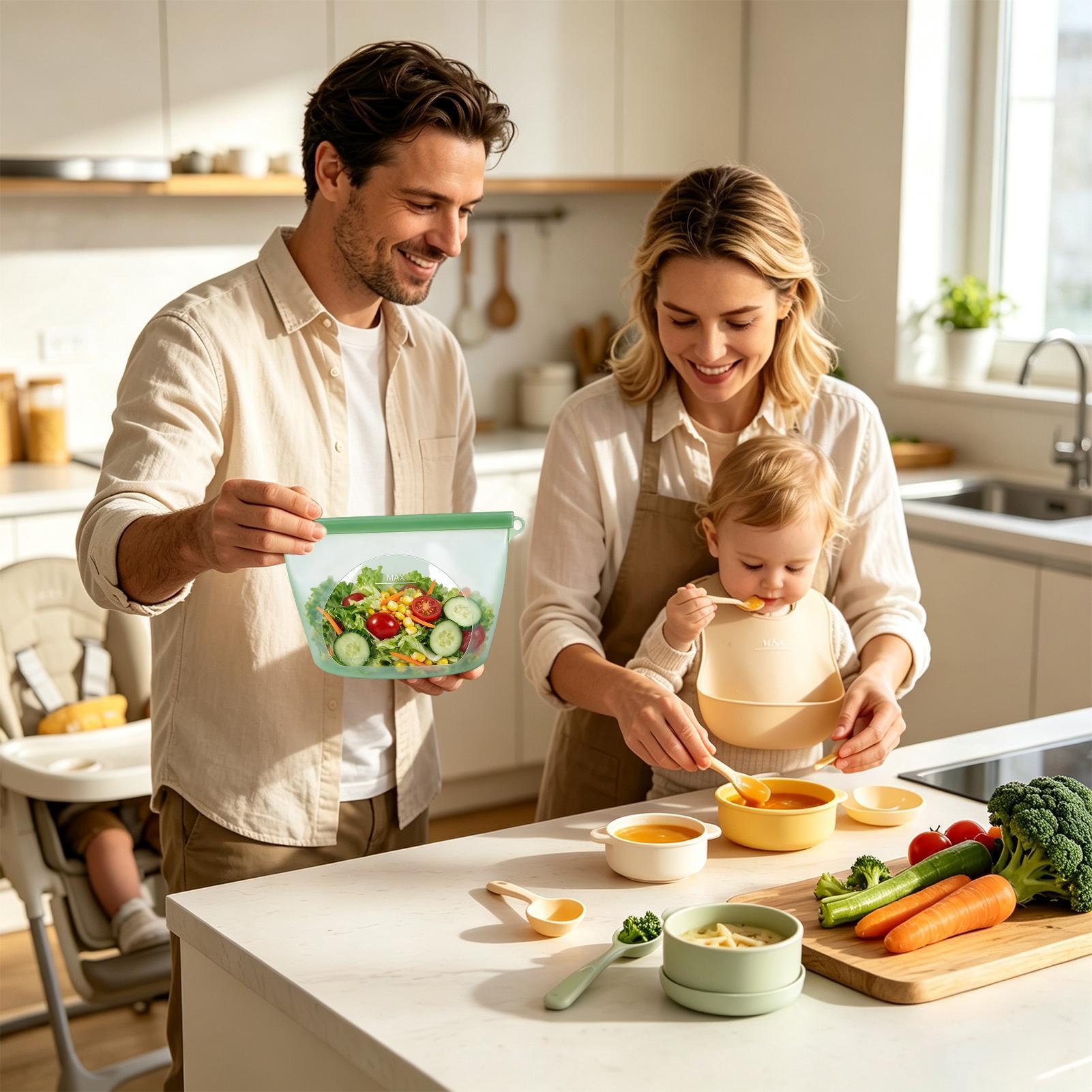 أكياس تخزين طعام قابلة لإعادة  - مراجعة Food Storage Ziploc وسعره