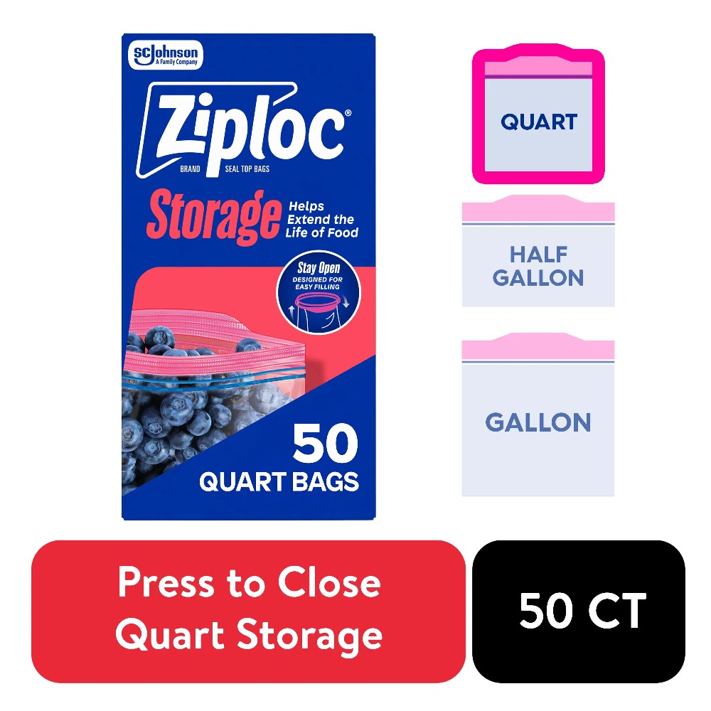 أكياس تخزين الطعام من ماركة Zi - مراجعة Food Storage Ziploc وسعره