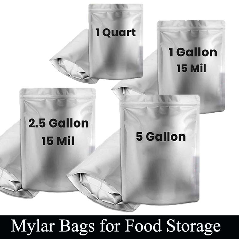 أكياس ألمنيوم فضية سميكة للغاي - مراجعة Food Storage For Long Term وسعره