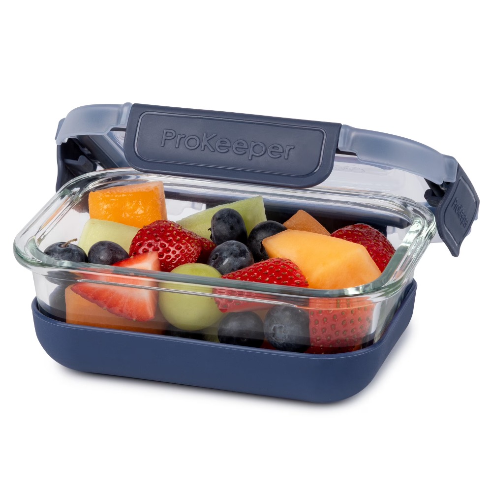 عبوة من قطعتين: حاويات زجاجية  - مراجعة Food Storage Stackable Containers وسعره