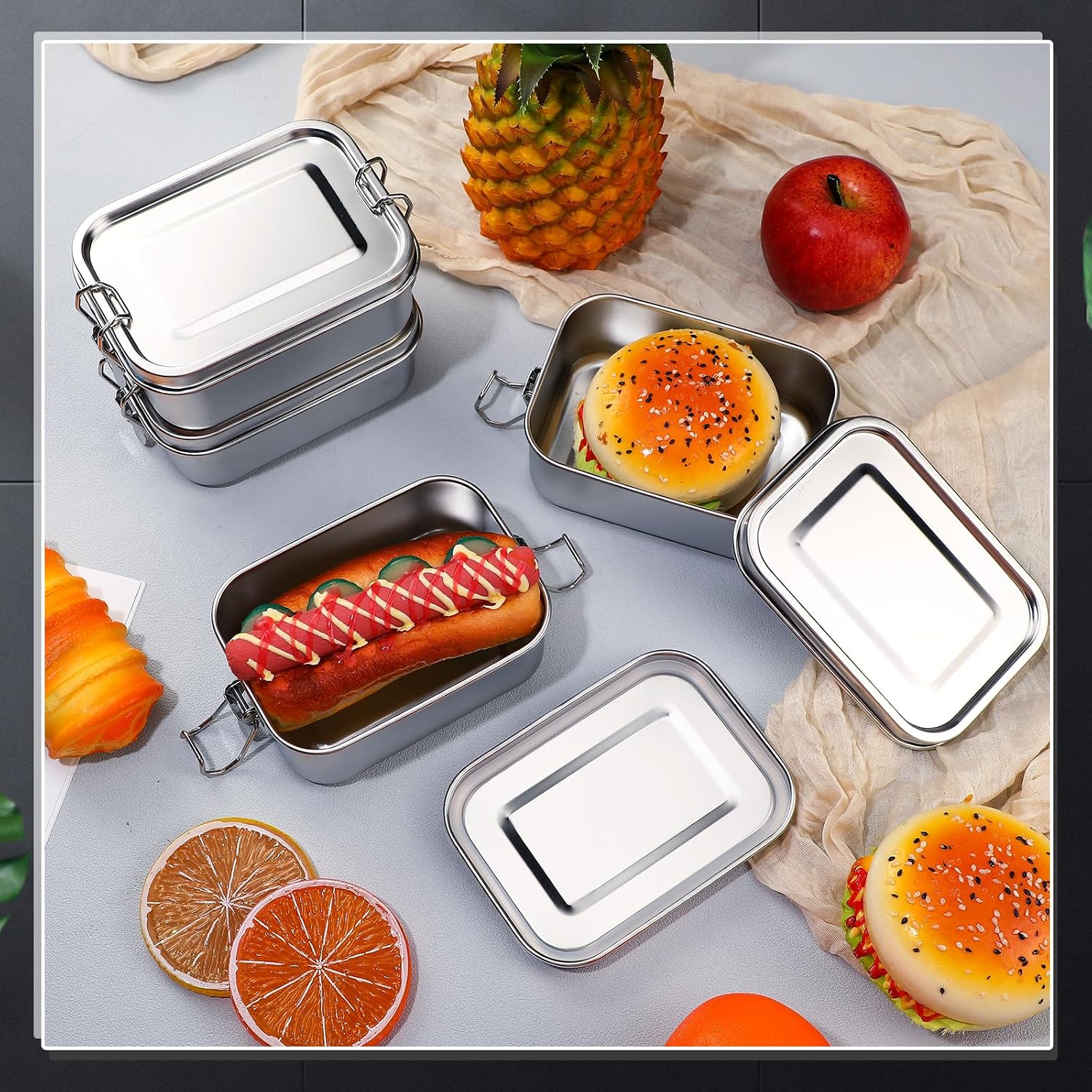 حاويات تخزين طعام من الفولاذ ا - مراجعة Food Storage Oven Safe وسعره