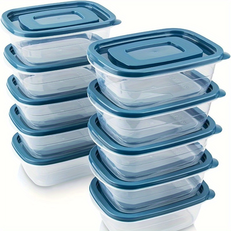 مجموعة من 6 حاويات بلاستيكية ش - مراجعة Food Storage Stackable Containers وسعره