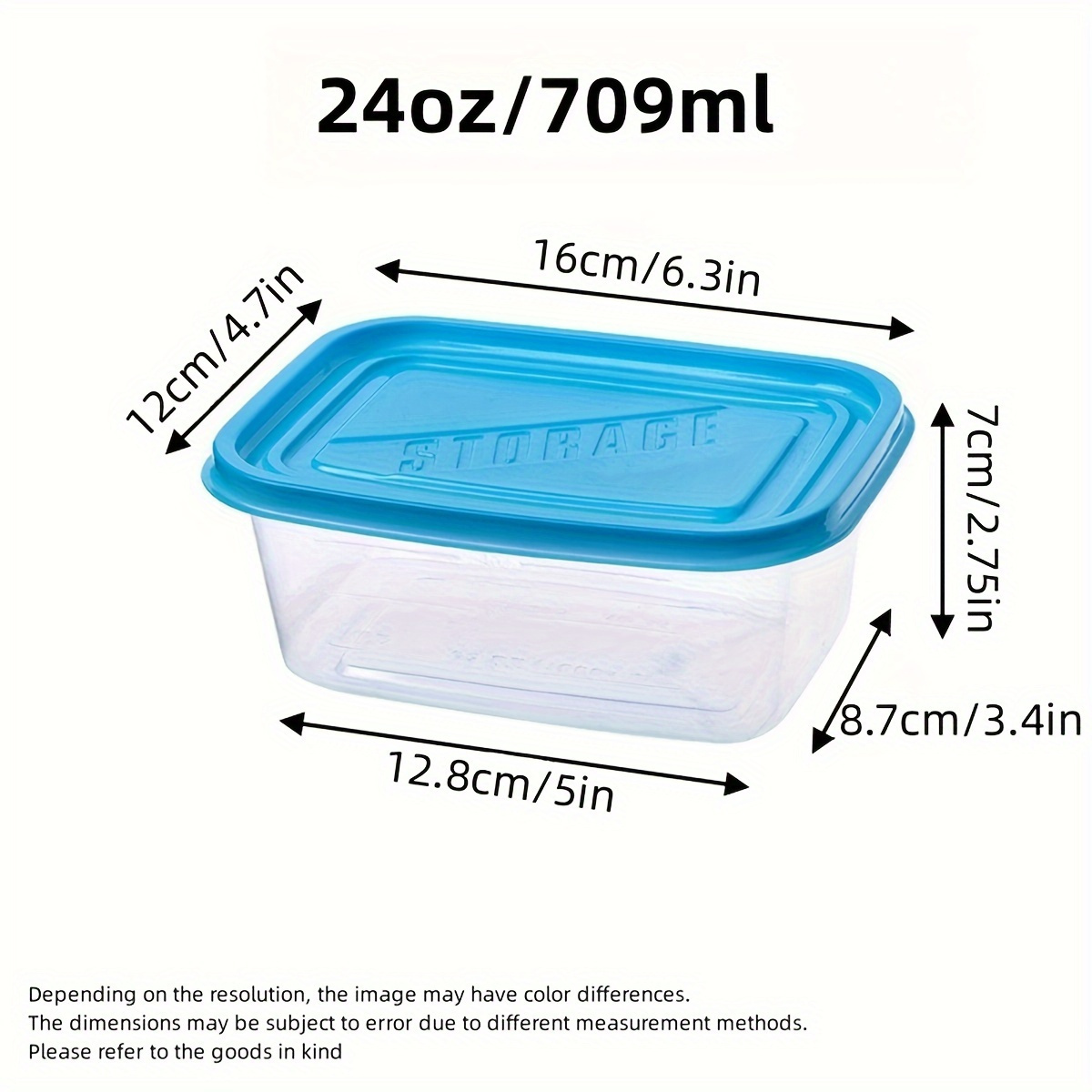 مجموعة من 6 حاويات بلاستيكية ش - مراجعة Food Storage Stackable Containers وسعره