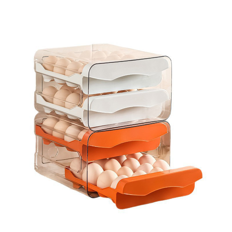 صندوق تخزين البيض ذو الطبقتين  - مراجعة Egg Storage Holder وسعره