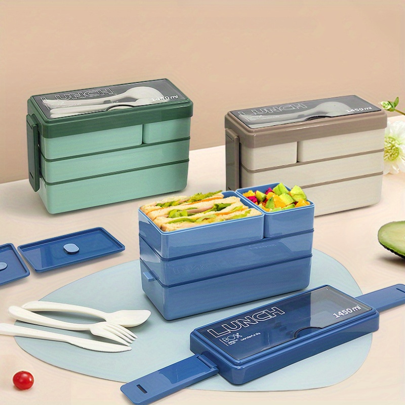 1450 مللي بينتو علب الاغذية سع - مراجعة Food Storage Stackable Containers وسعره