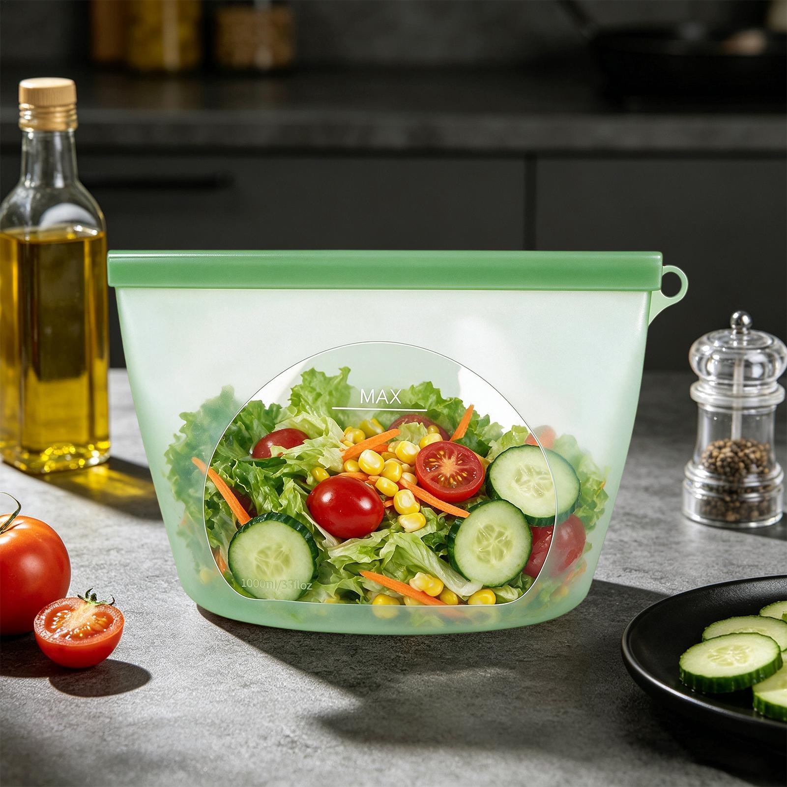 أكياس سيليكون لتخزين الطعام سع - مراجعة Food Storage Ziploc وسعره
