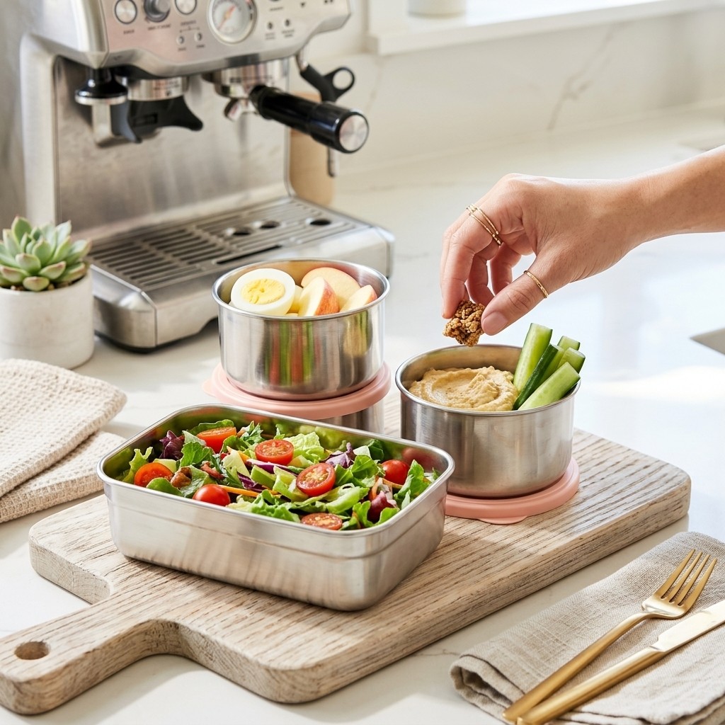 صندوق غداء آمن للميكروويف من ا - مراجعة Food Storage Oven Safe وسعره