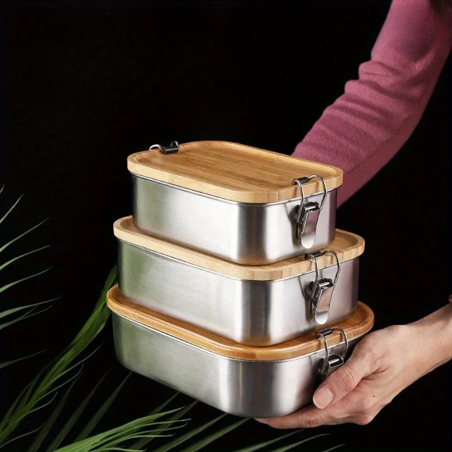 صندوق غداء جديد من الفولاذ الم - مراجعة Food Storage Oven Safe وسعره