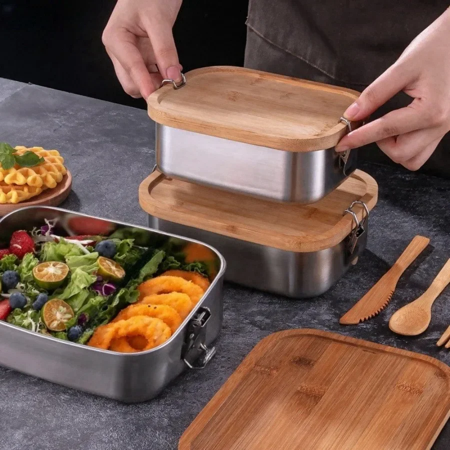 صندوق غداء جديد من الفولاذ الم - مراجعة Food Storage Oven Safe وسعره
