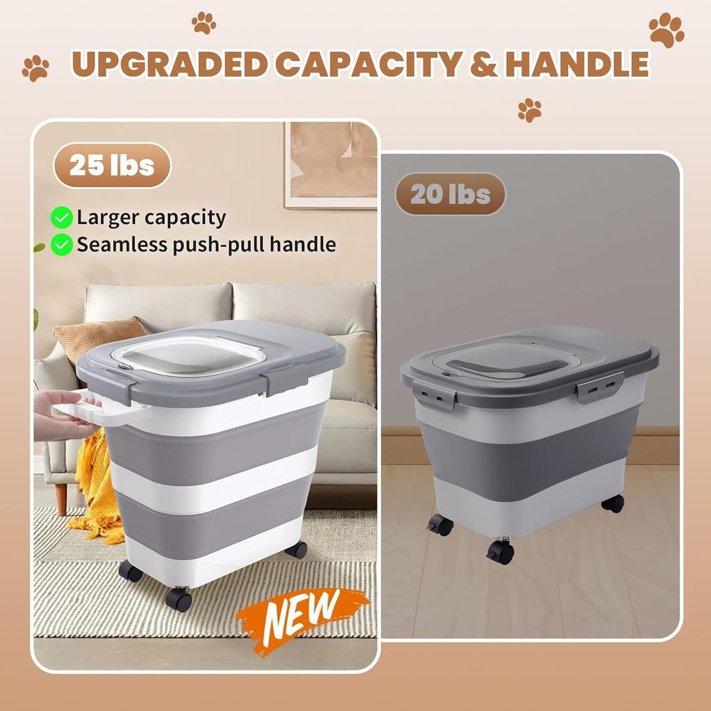 حاوية تخزين طعام الكلاب محكمة  - مراجعة Food Storage For Dog وسعره