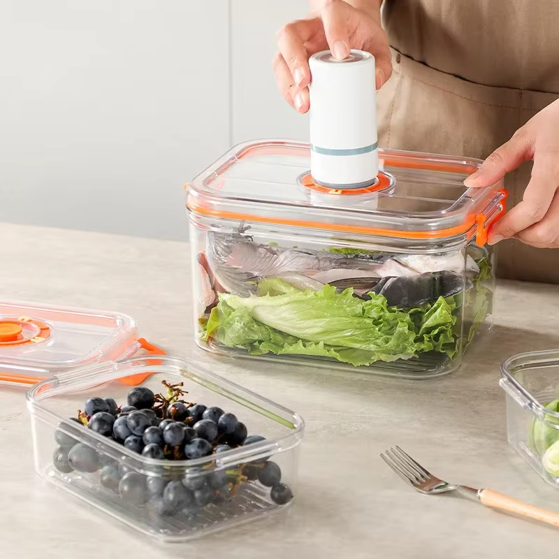 صندوق حفظ الطعام بالتفريغ الهو - مراجعة Food Storage For Refrigerator وسعره
