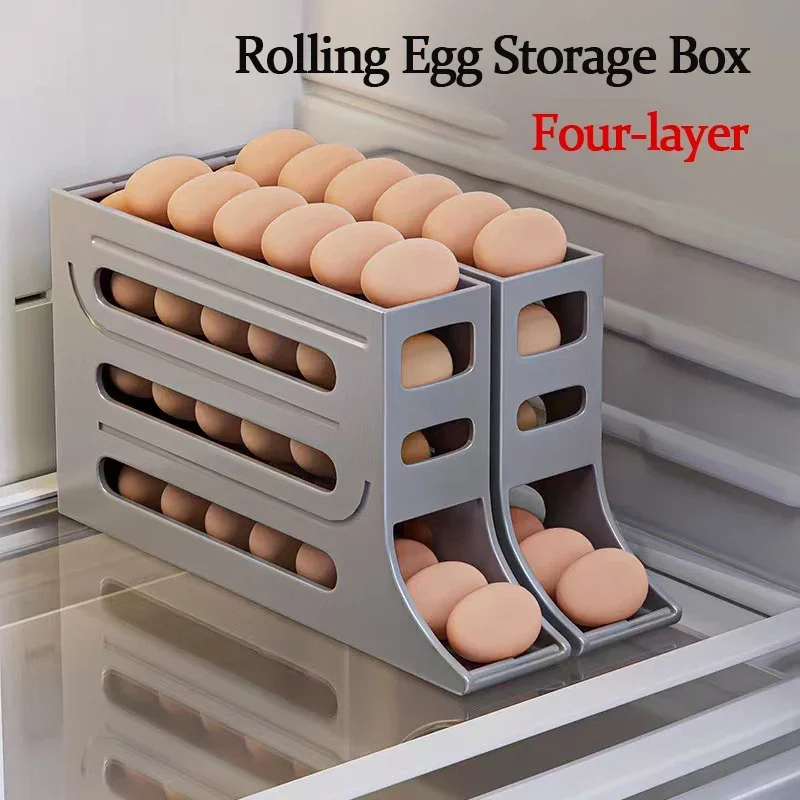 صندوق تخزين البيض للثلاجة بـ 4 - مراجعة Egg Storage Holder وسعره