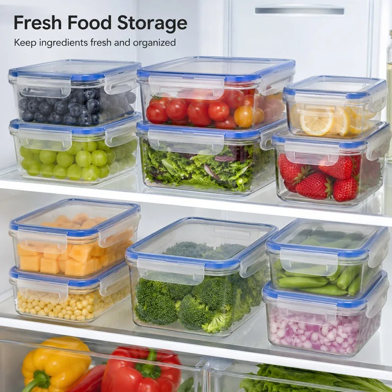 صندوق تخزين للثلاجة بأربعة أحج - مراجعة Food Storage For Refrigerator وسعره