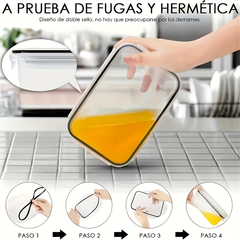 مجموعة من 8 قطع تشمل 4 حاويات  - مراجعة Food Storage Oven Safe وسعره
