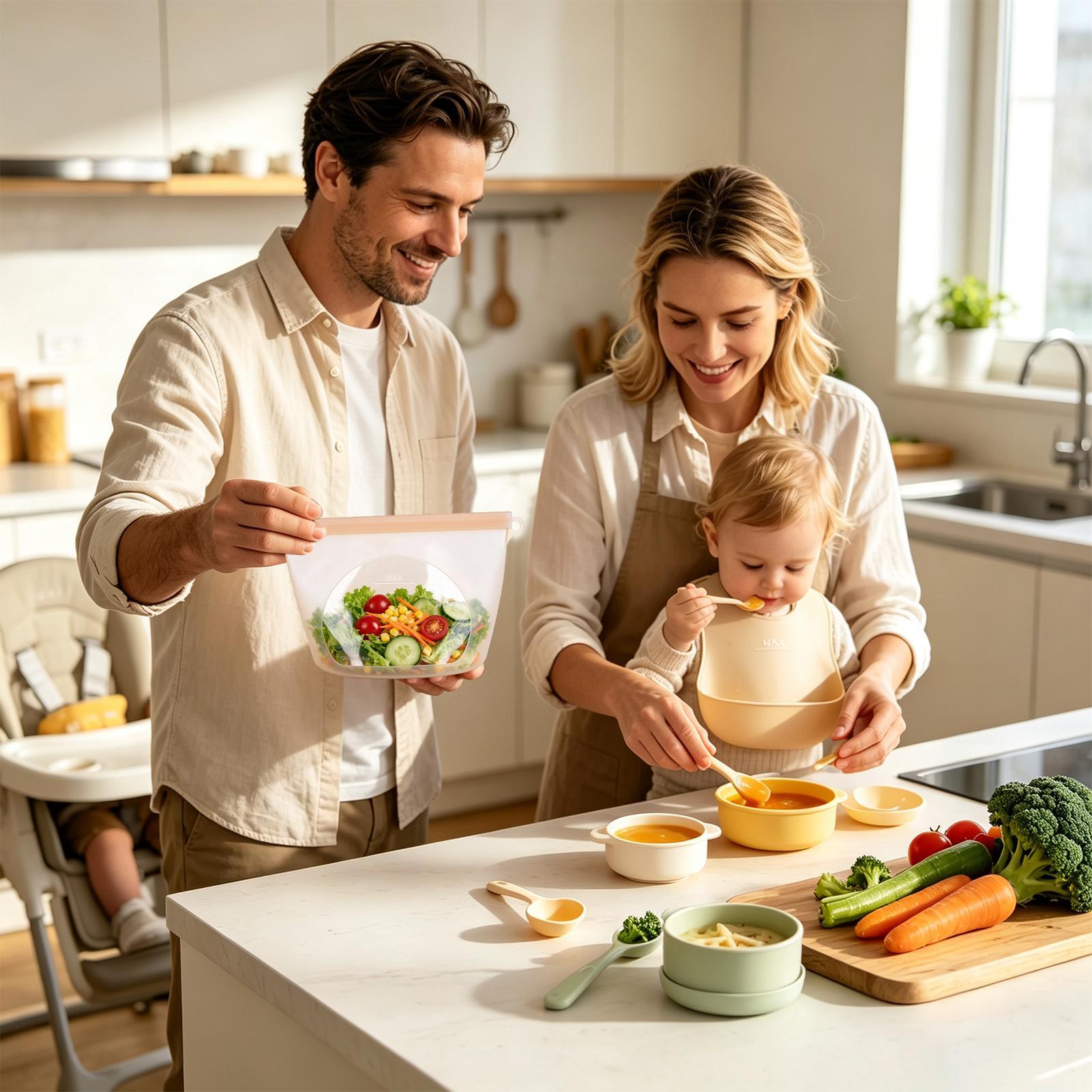 أكياس تخزين الطعام المصنوعة من - مراجعة Food Storage Ziploc وسعره