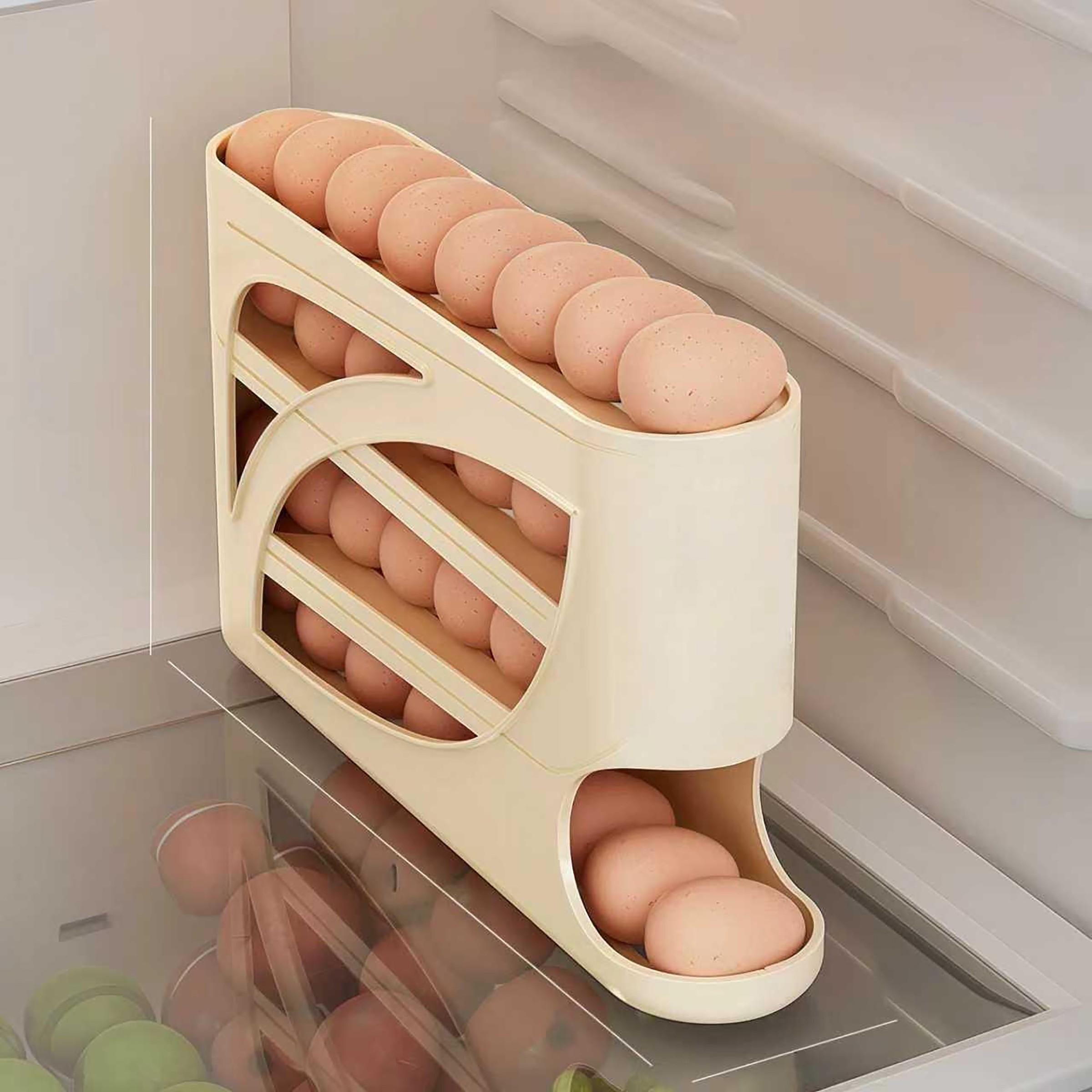موزع بيض دوار للثلاجة - حامل ب - مراجعة Egg Storage Holder وسعره