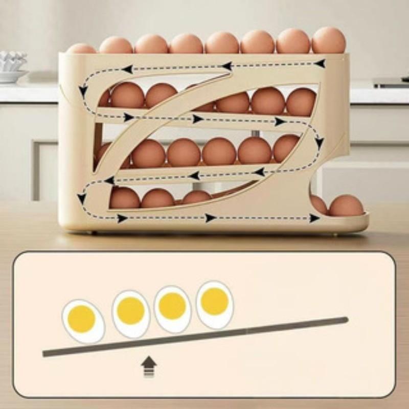 موزع بيض دوار للثلاجة - حامل ب - مراجعة Egg Storage Holder وسعره