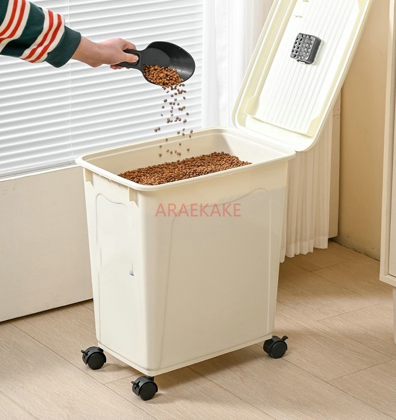 دلو طعام الكلب السميك ذو سعة ك - مراجعة Food Storage For Dog وسعره