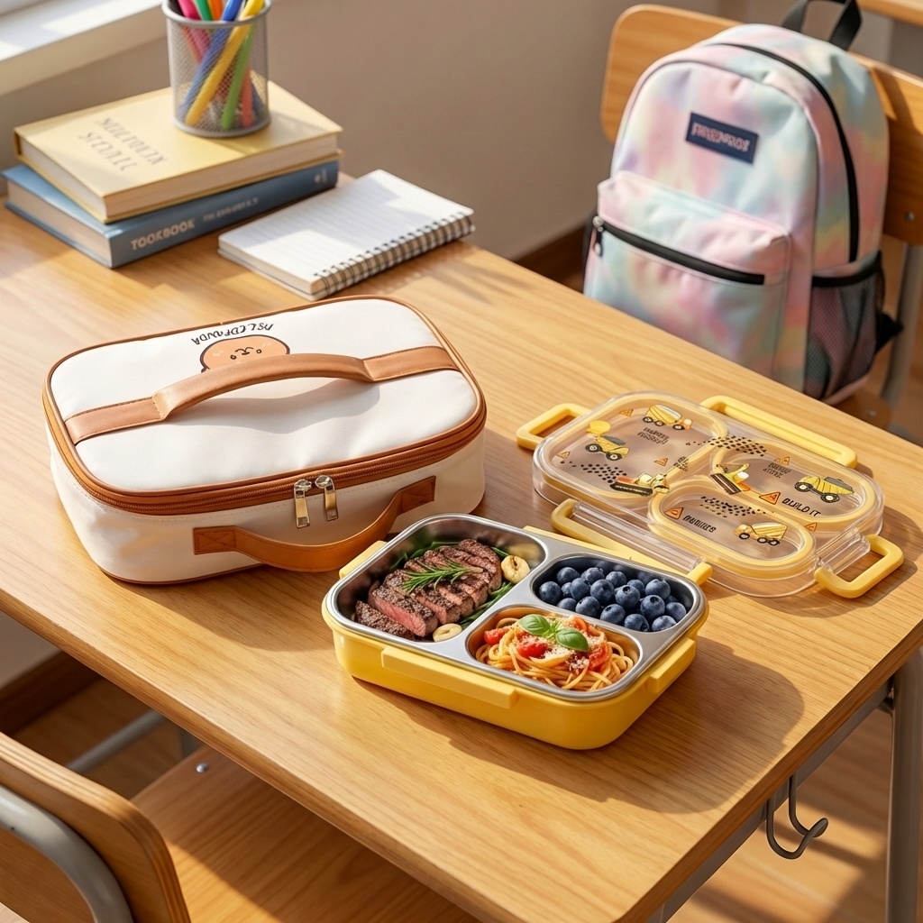 صندوق غداء بنتو للأطفال بسعة 9 - مراجعة Food Storage Oven Safe وسعره