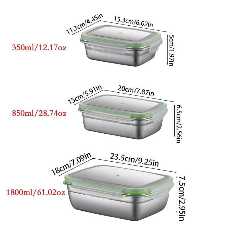مجموعة صناديق الغداء المصنوعة  - مراجعة Food Storage Stackable Containers وسعره
