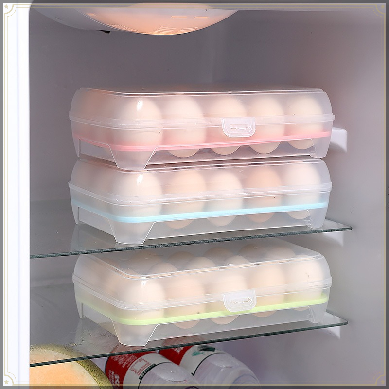 صندوق تخزين البيض بـ 15 خانة،  - مراجعة Egg Storage Holder وسعره