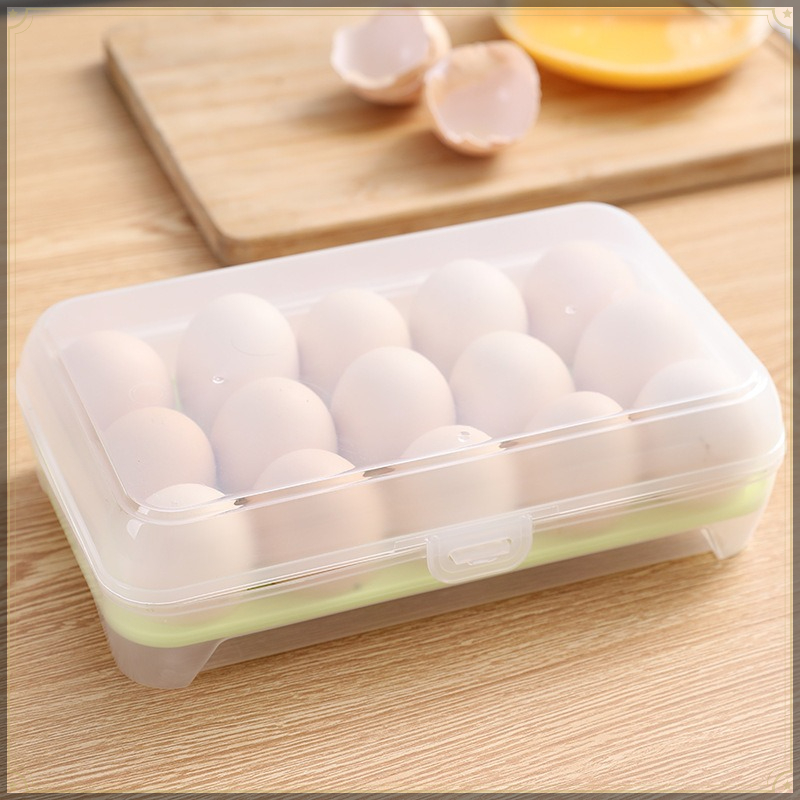 صندوق تخزين البيض بـ 15 خانة،  - مراجعة Egg Storage Holder وسعره