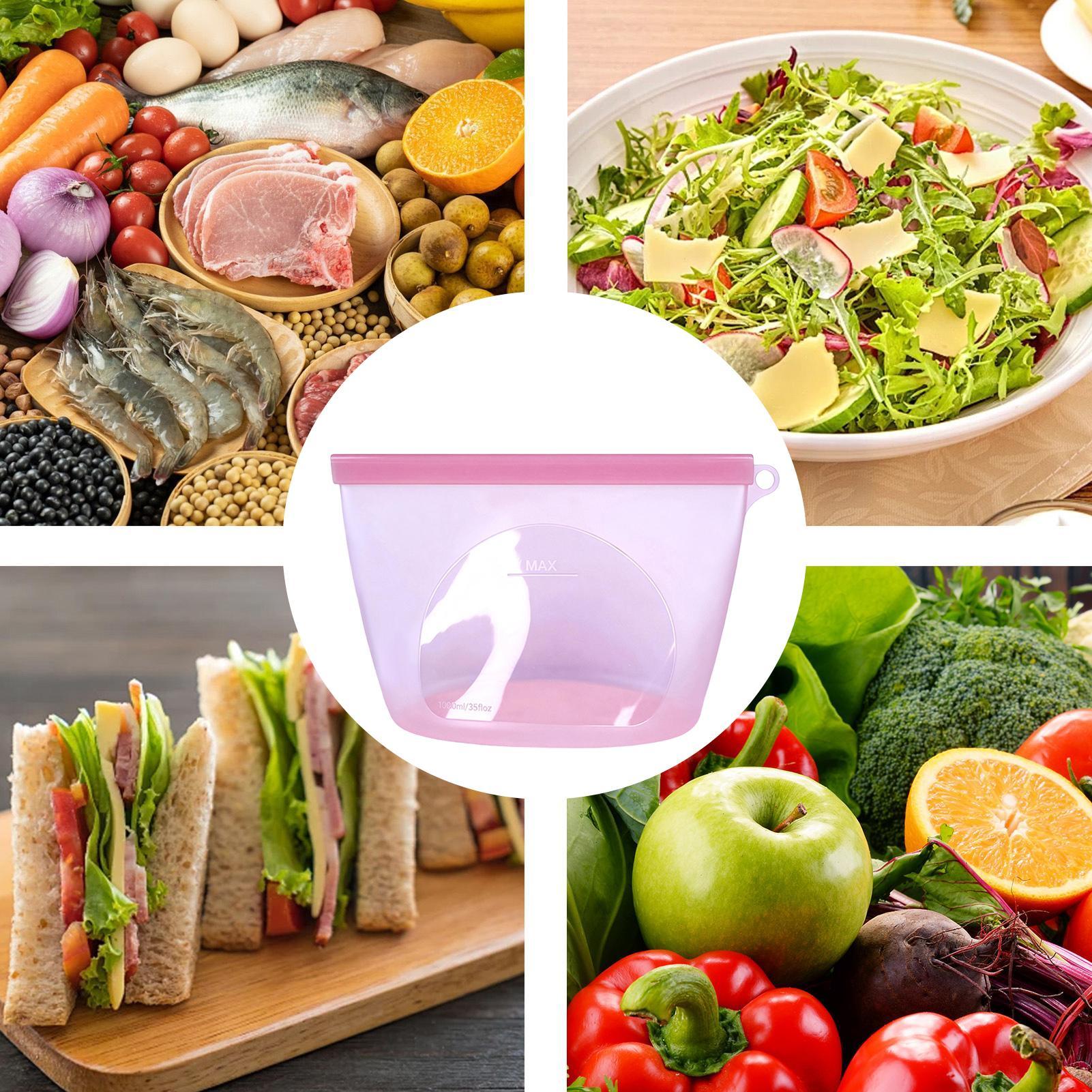 أكياس تخزين طعام من السيليكون  - مراجعة Food Storage Ziploc وسعره