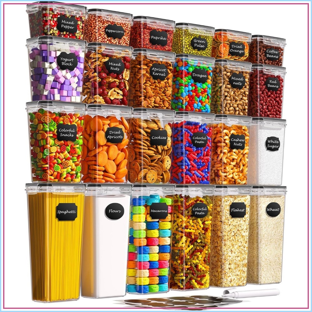 24 قطعة من حاويات تخزين الطعام - مراجعة Food Storage Containers وسعره