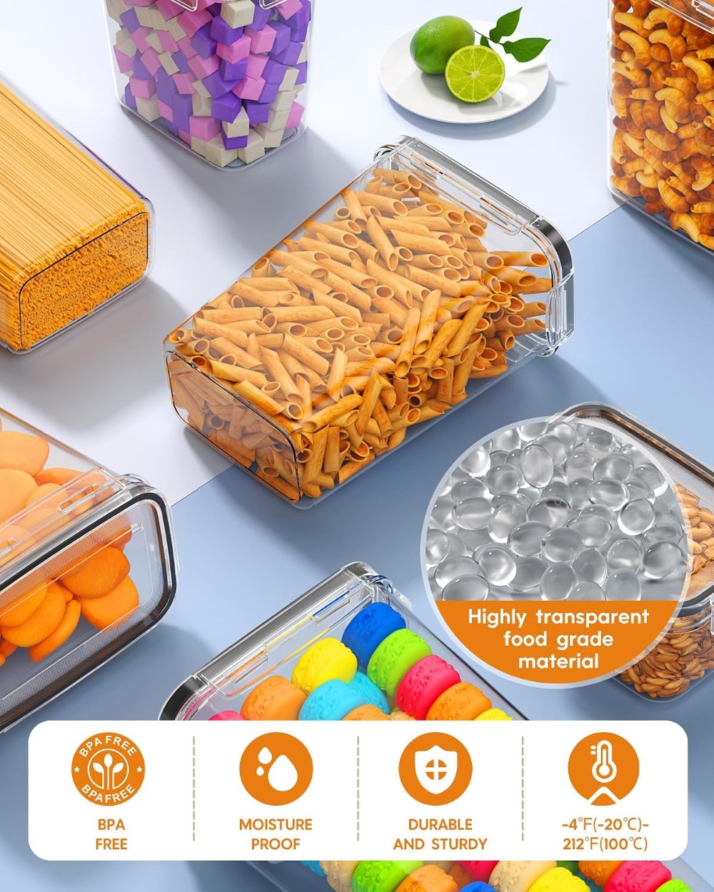 24 قطعة من حاويات تخزين الطعام - مراجعة Food Storage Containers وسعره