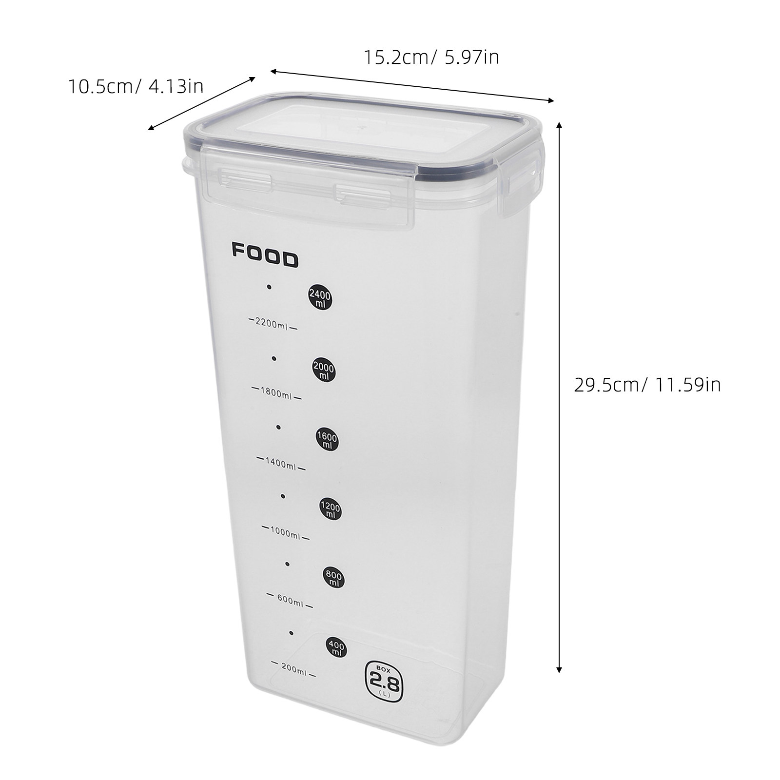 حاويتان شفافتان لتخزين الحبوب  - مراجعة Food Storage Containers وسعره