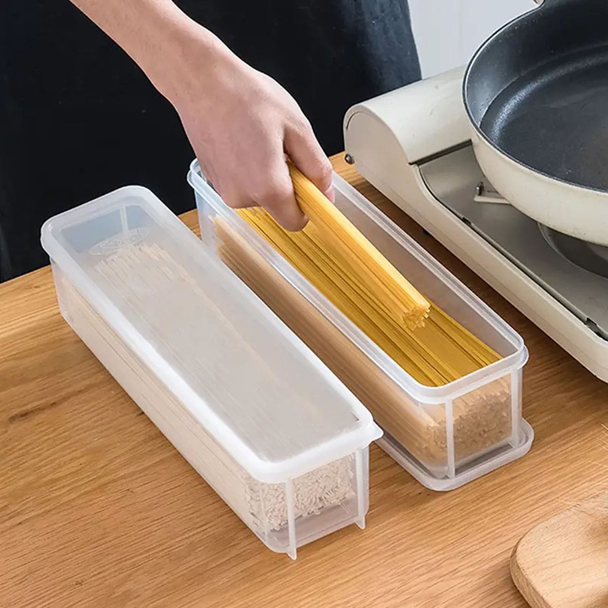 صندوق تخزين بلاستيكي شفاف، علب - مراجعة Food Storage For Refrigerator وسعره
