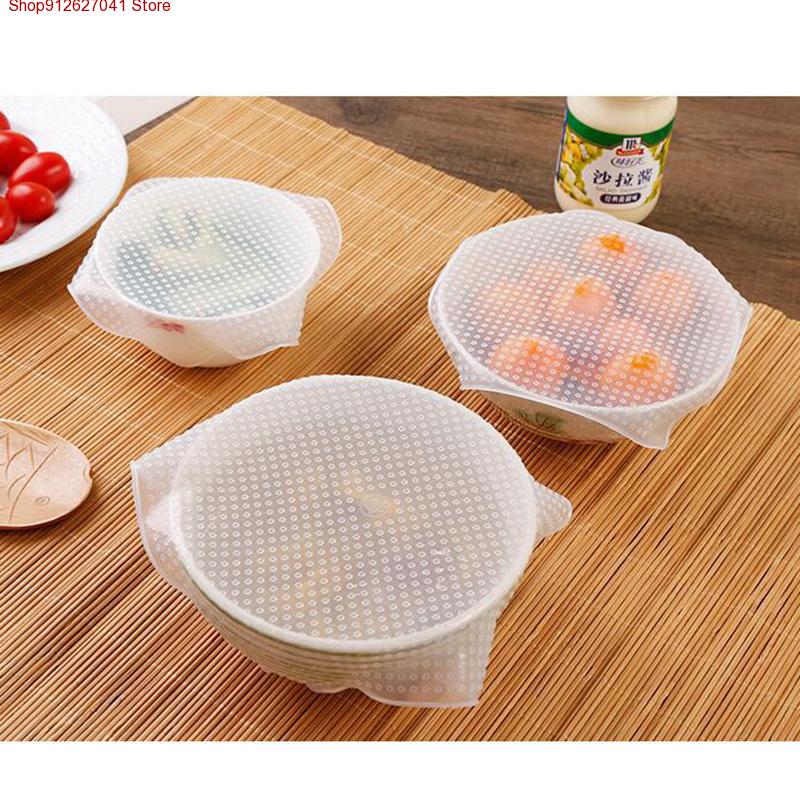 4 قطع من أغطية الأوعية السيليك - مراجعة Food Storage Variety Pack وسعره
