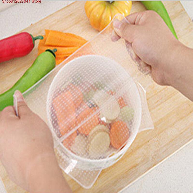 4 قطع من أغطية الأوعية السيليك - مراجعة Food Storage Variety Pack وسعره